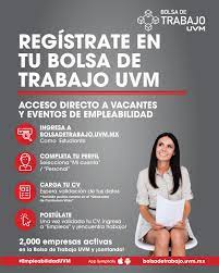 bolsa de trabajo uvm